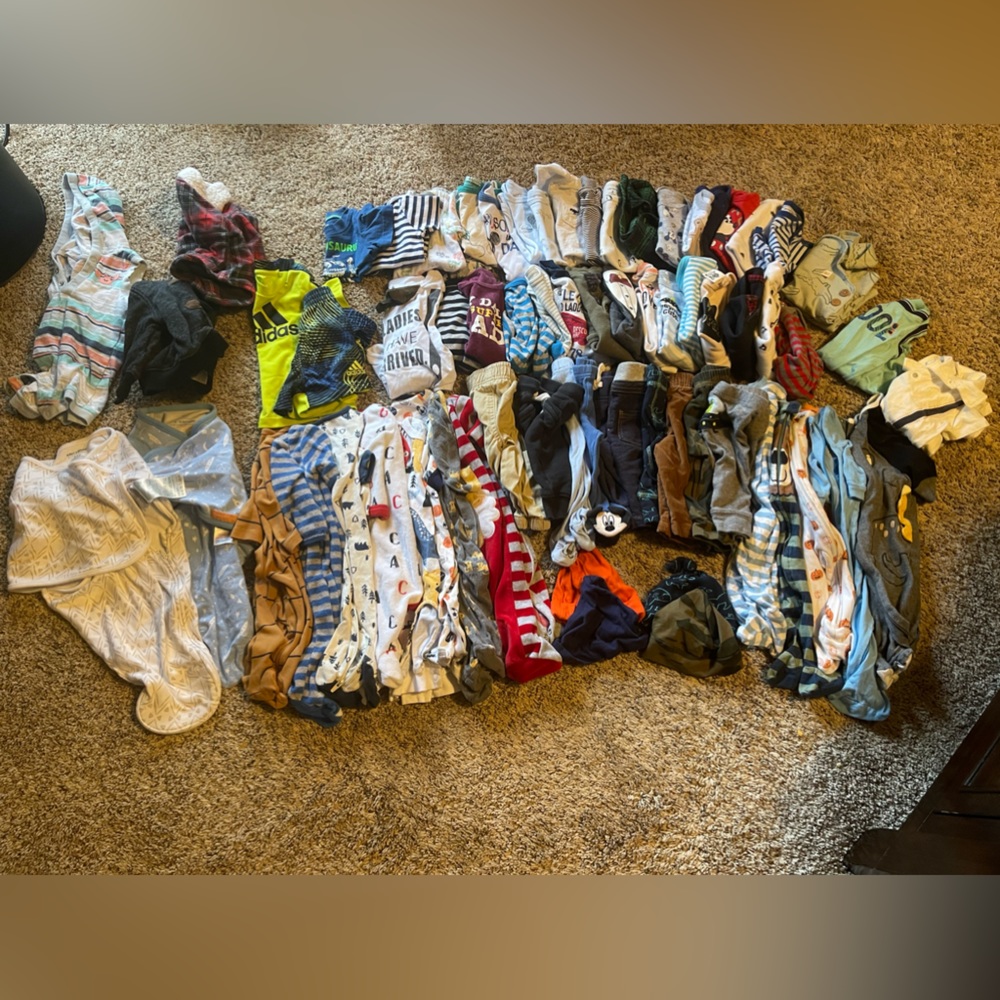 Lot of 0-3 month baby boy with over 100 pieces!